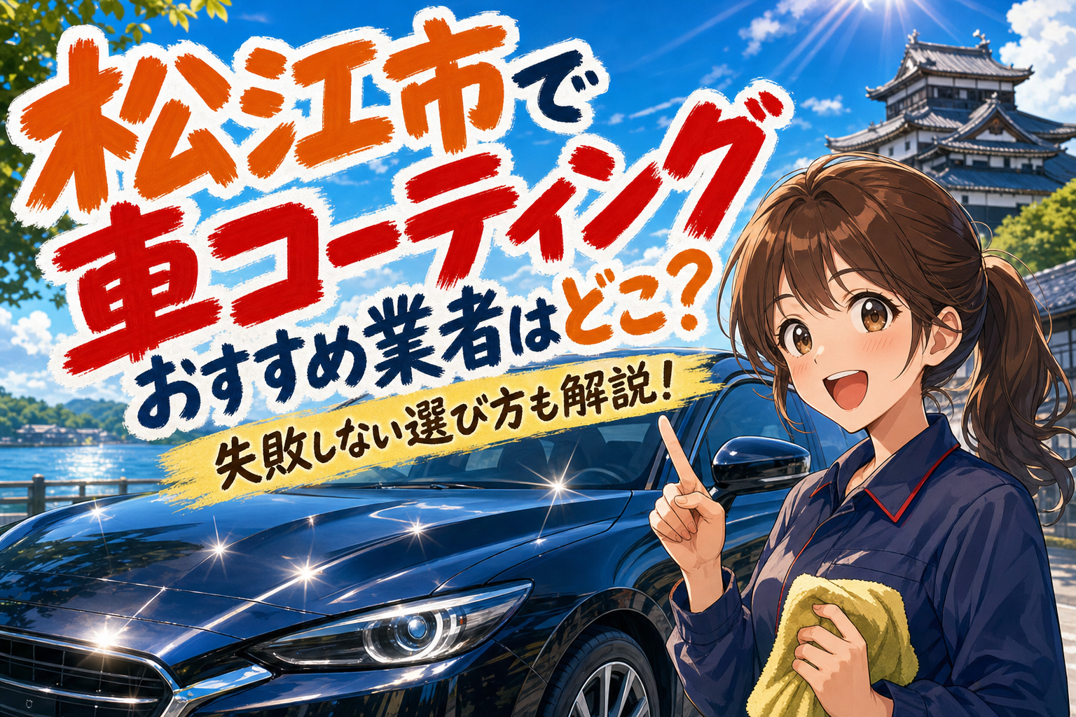 松江市で車コーティングおすすめ業者はどこ？失敗しない選び方も解説！