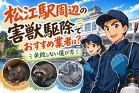 松江駅周辺の害獣駆除でおすすめ業者は？失敗しない選び方