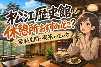 松江歴史館の休憩所おすすめはどこ？無料広間と喫茶の使い方
