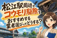 松江駅周辺でコウモリ駆除をおすすめする業者選びってどうする？