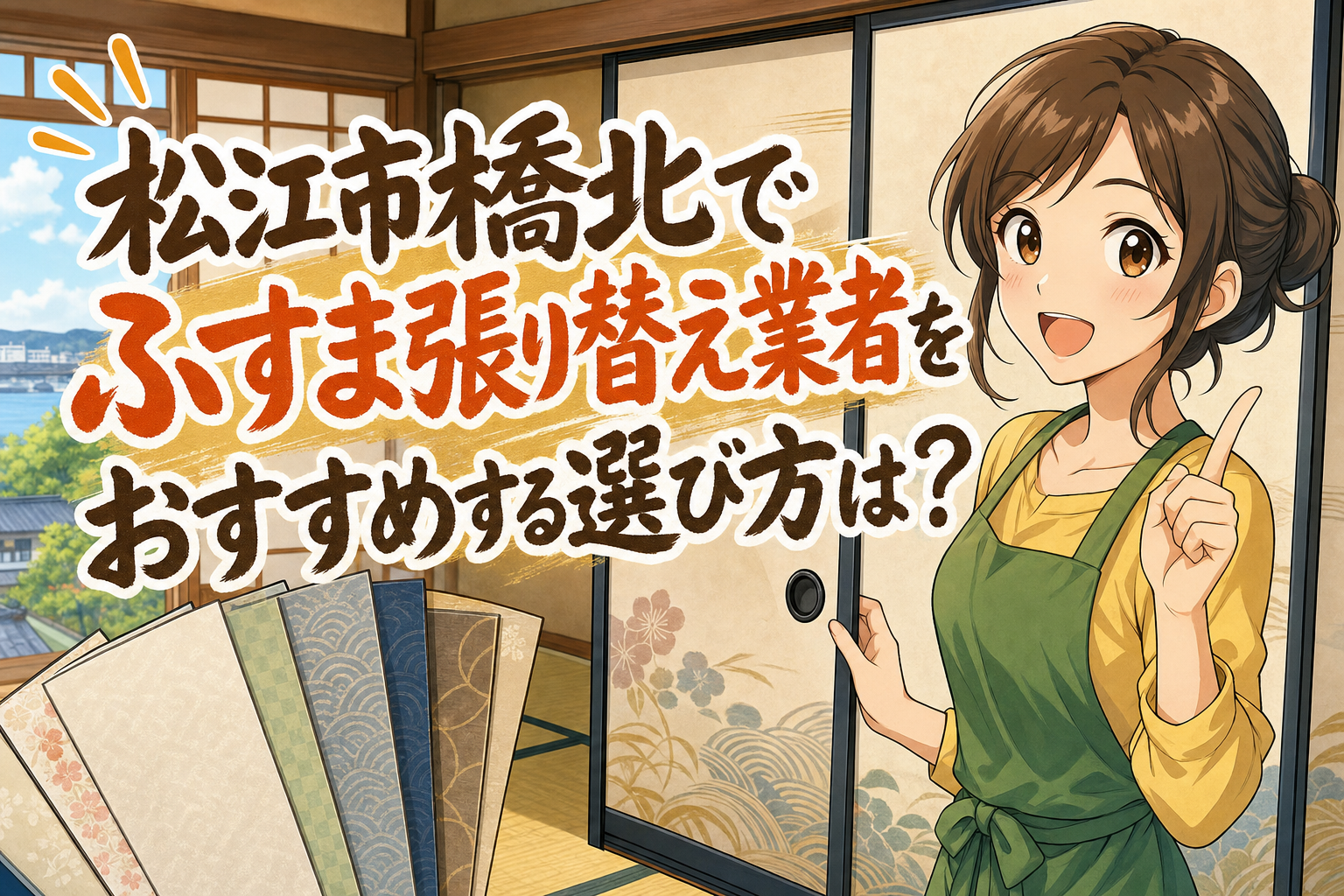 松江市橋北でふすま張り替え業者をおすすめする選び方は?