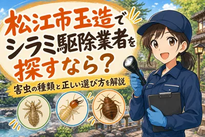 松江市玉造でシラミ駆除業者を探すなら？害虫の種類と正しい選び方を解説