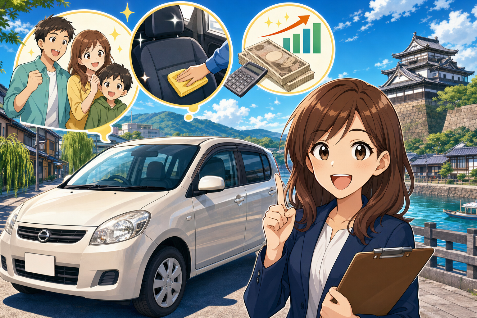 松江市の10年落ち車は数万円〜50万円前後がひとつの目安です