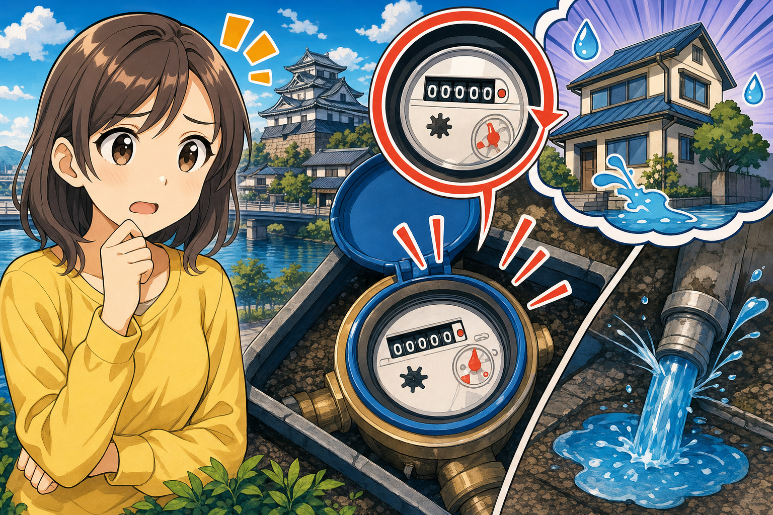 まず知っておきたい！パイロットが回りっぱなしは漏水のサイン