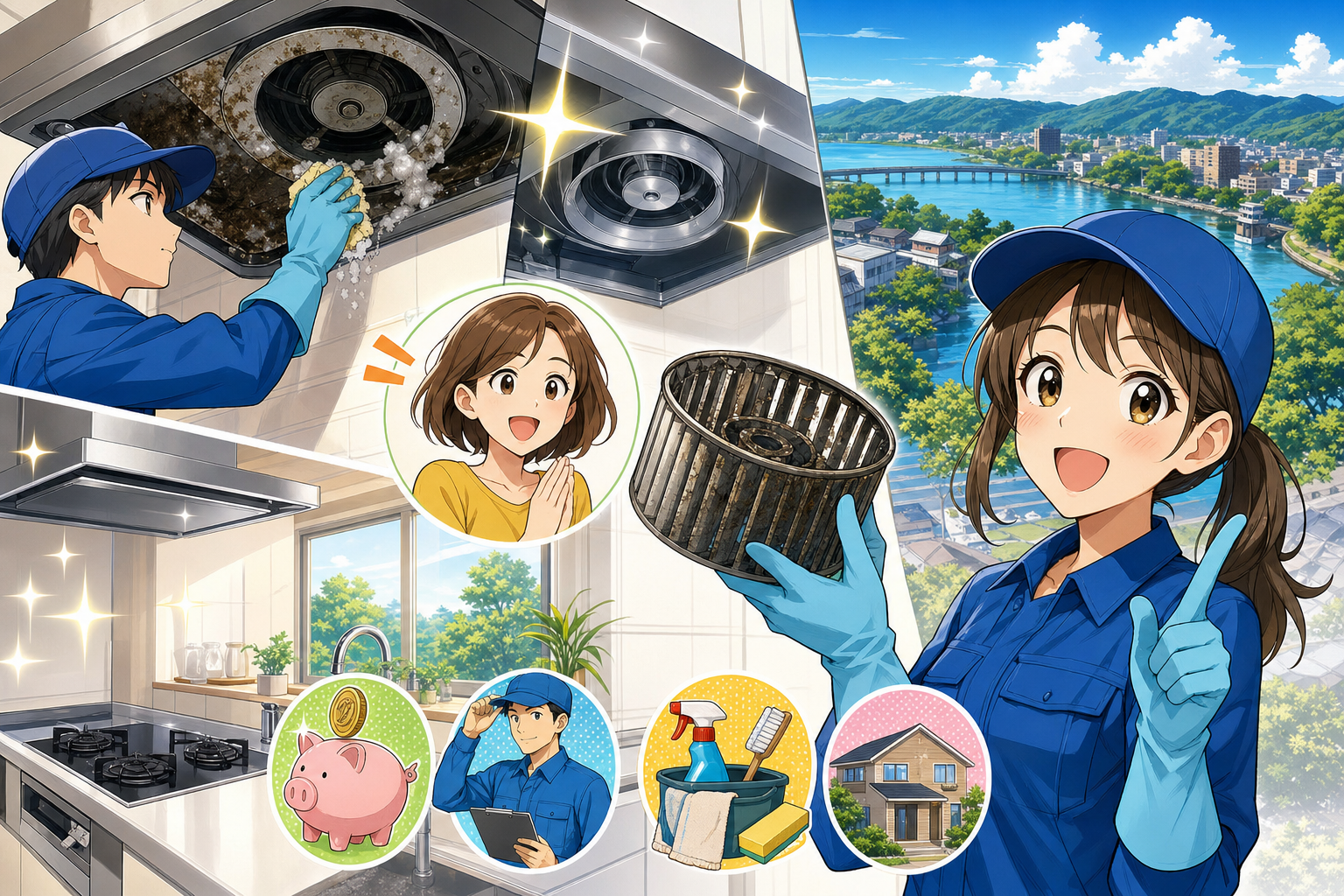 松江市・玉造エリアで換気扇掃除を頼むなら「松江市対応の業者」から選ぶのが正解！